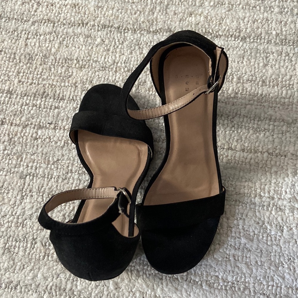 Black heels